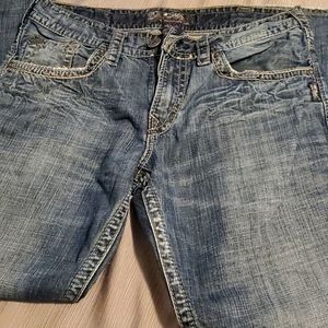 Men's Silver Jeans 33×30